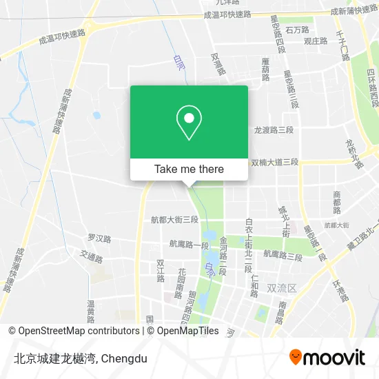 北京城建龙樾湾 map