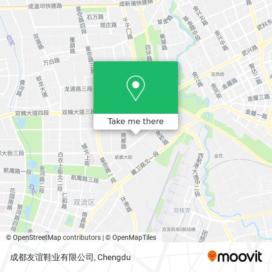 成都友谊鞋业有限公司 map
