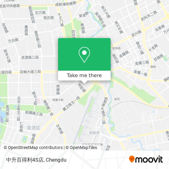 中升百得利4S店 map