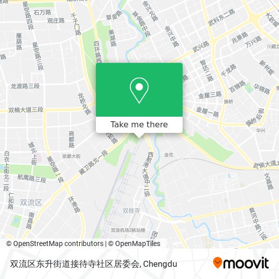 双流区东升街道接待寺社区居委会 map