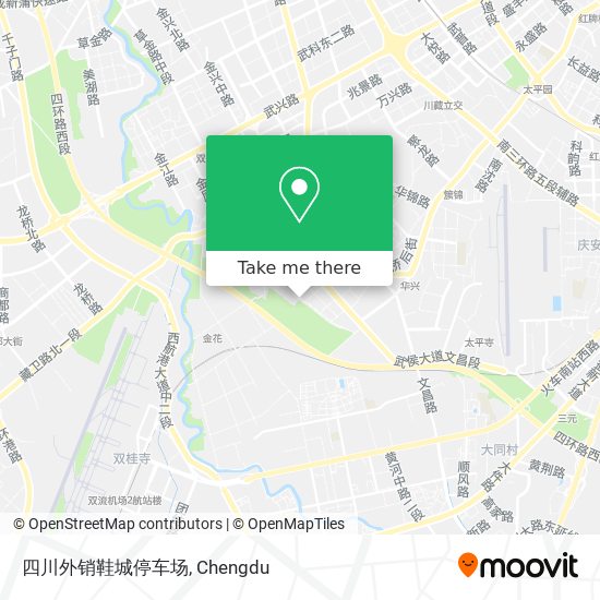 四川外销鞋城停车场 map