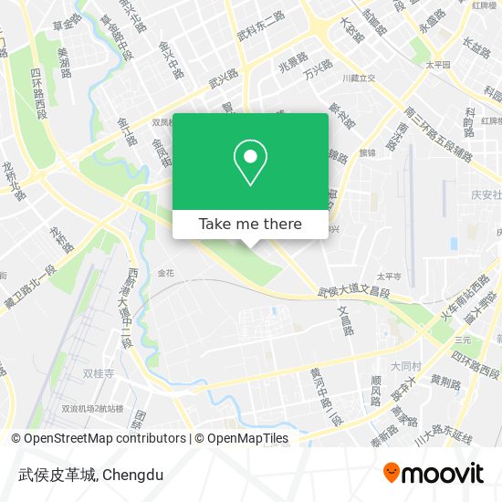 武侯皮革城 map