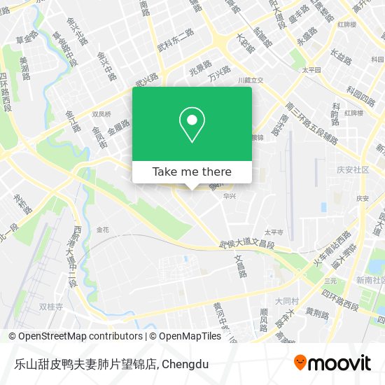 乐山甜皮鸭夫妻肺片望锦店 map