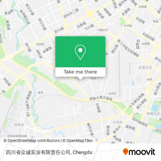 四川省众诚实业有限责任公司 map