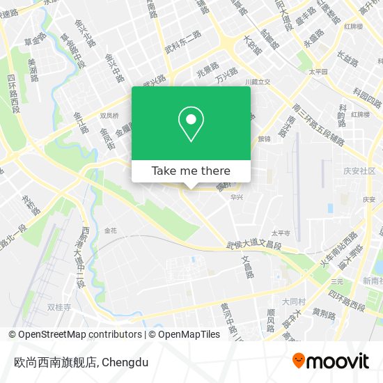 欧尚西南旗舰店 map