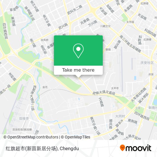 红旗超市(新苗新居分场) map