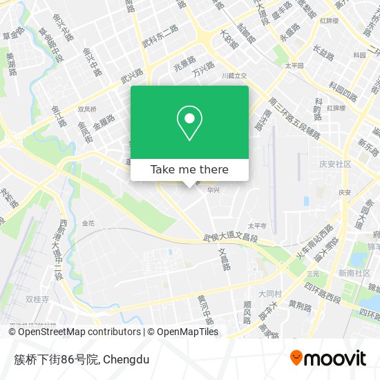 簇桥下街86号院 map