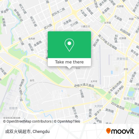 成双火锅超市 map