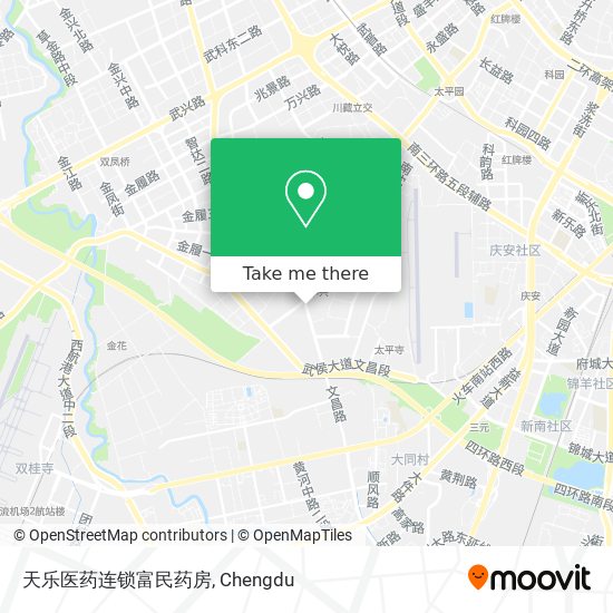 天乐医药连锁富民药房 map