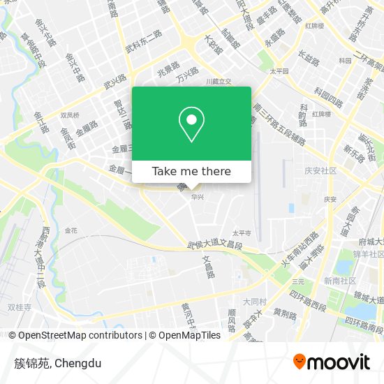 簇锦苑 map