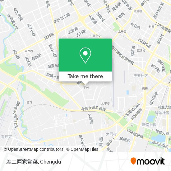 差二两家常菜 map