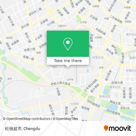 松驰超市 map