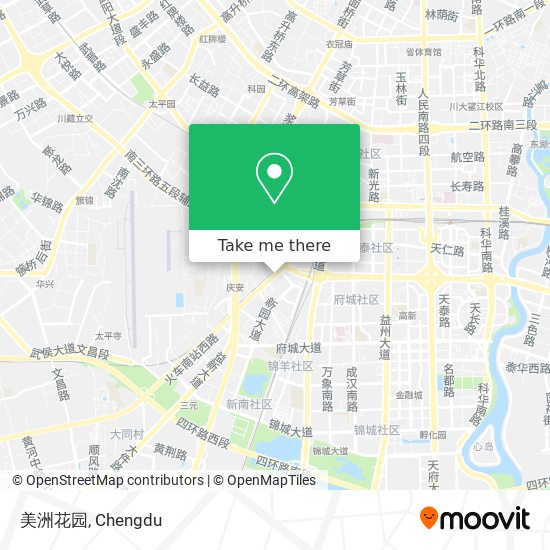 美洲花园 map