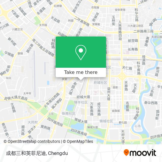 成都三和英菲尼迪 map
