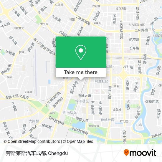 劳斯莱斯汽车成都 map