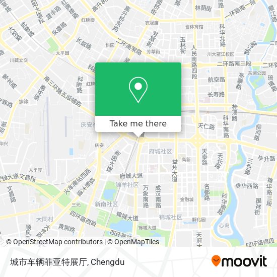 城市车辆菲亚特展厅 map