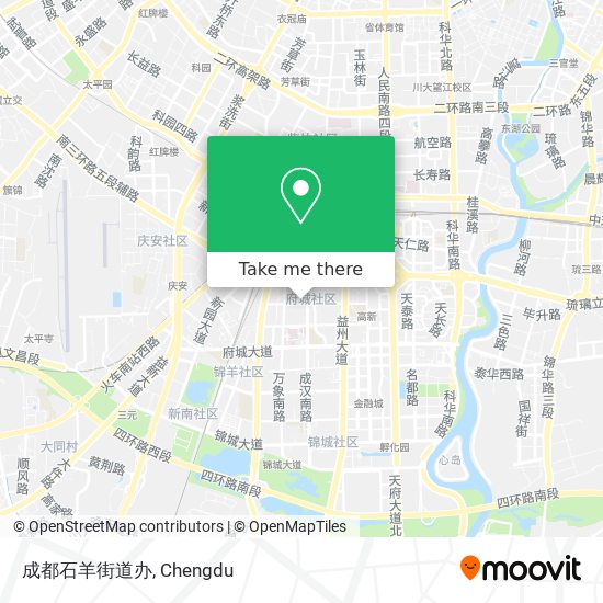 成都石羊街道办 map