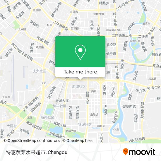 特惠蔬菜水果超市 map