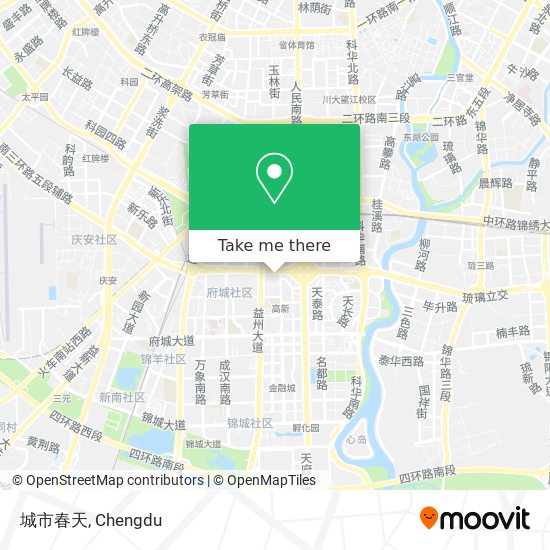 城市春天 map