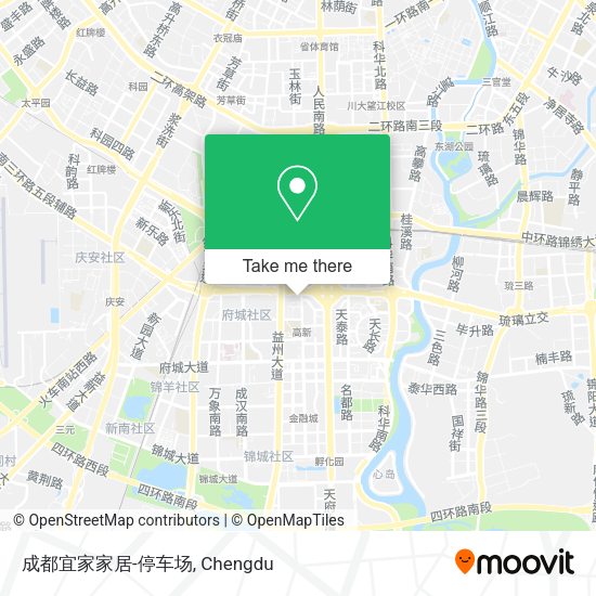 成都宜家家居-停车场 map