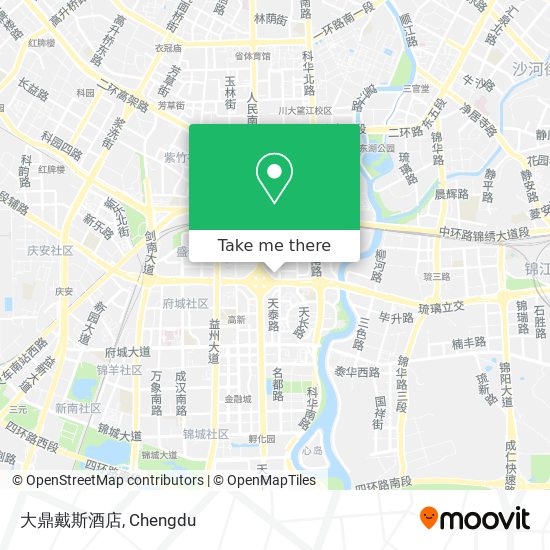 大鼎戴斯酒店 map