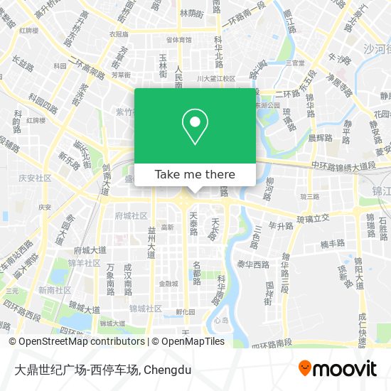 大鼎世纪广场-西停车场 map