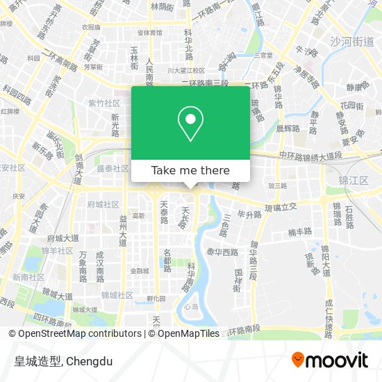皇城造型 map