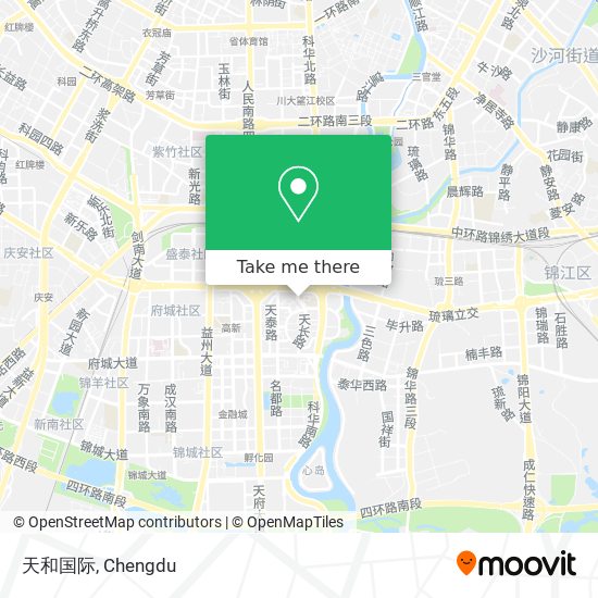 天和国际 map