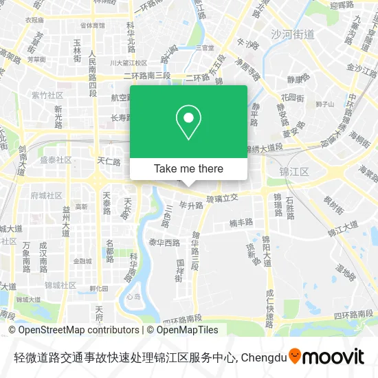 轻微道路交通事故快速处理锦江区服务中心 map