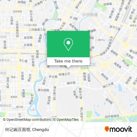 何记豌豆面馆 map