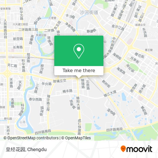 皇经花园 map