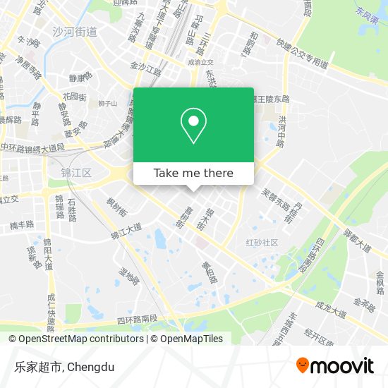 乐家超市 map