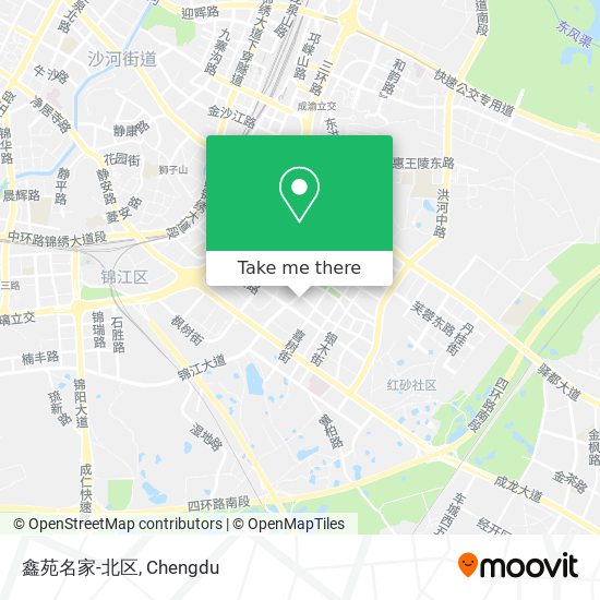 鑫苑名家-北区 map