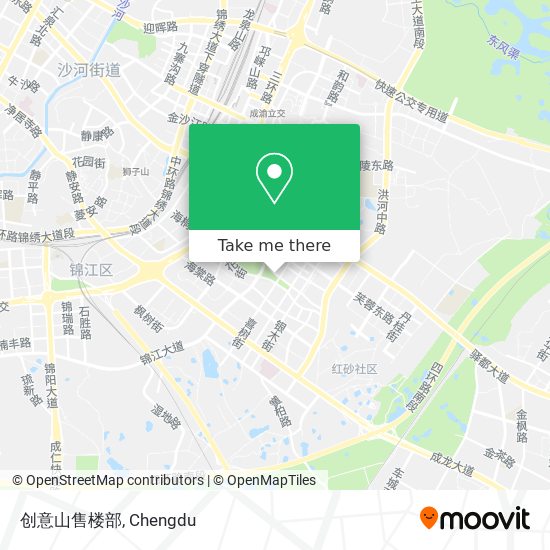创意山售楼部 map