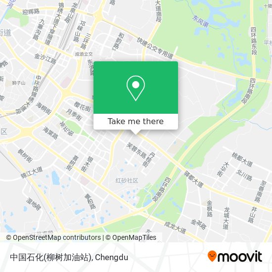 中国石化(柳树加油站) map