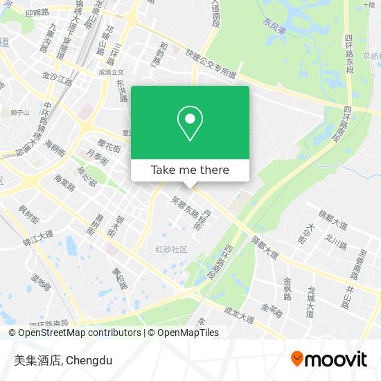 美集酒店 map