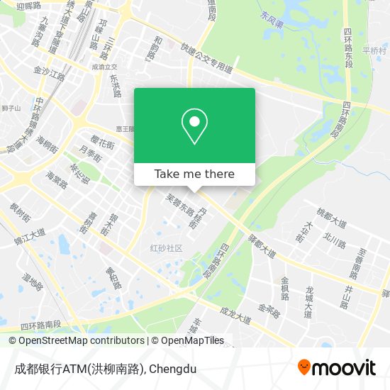成都银行ATM(洪柳南路) map