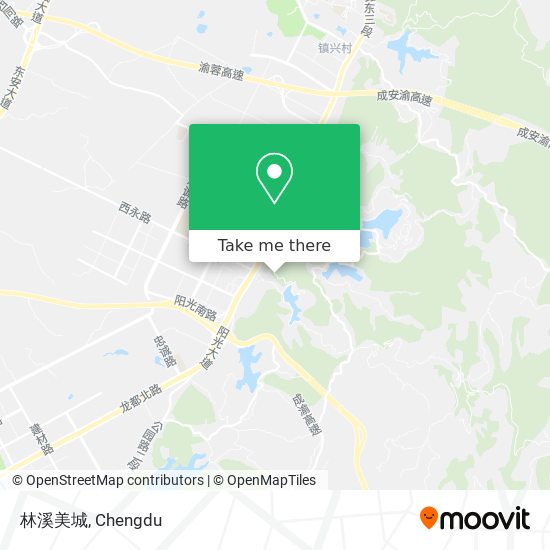 林溪美城 map