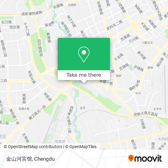 金山河宾馆 map