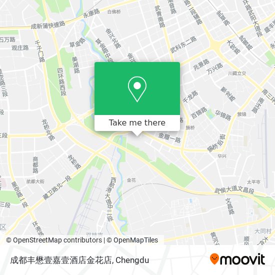 成都丰懋壹嘉壹酒店金花店 map