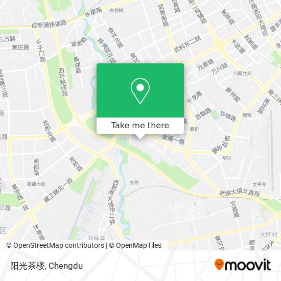 阳光茶楼 map