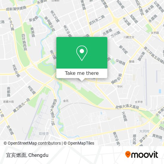 宜宾燃面 map