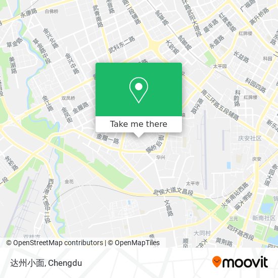 达州小面 map