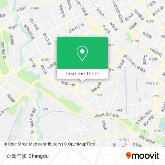 众鑫汽修 map