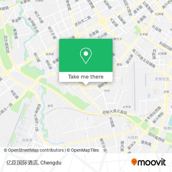 亿臣国际酒店 map