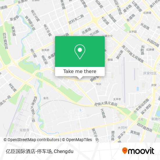 亿臣国际酒店-停车场 map
