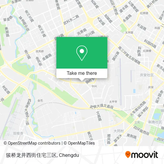 簇桥龙井西街住宅三区 map