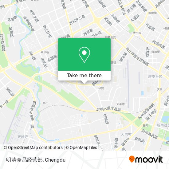 明清食品经营部 map