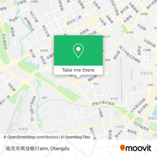 南充市商业银行atm map