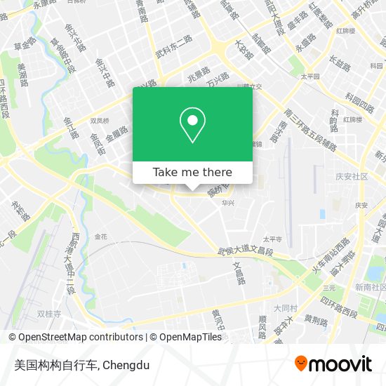 美国构构自行车 map